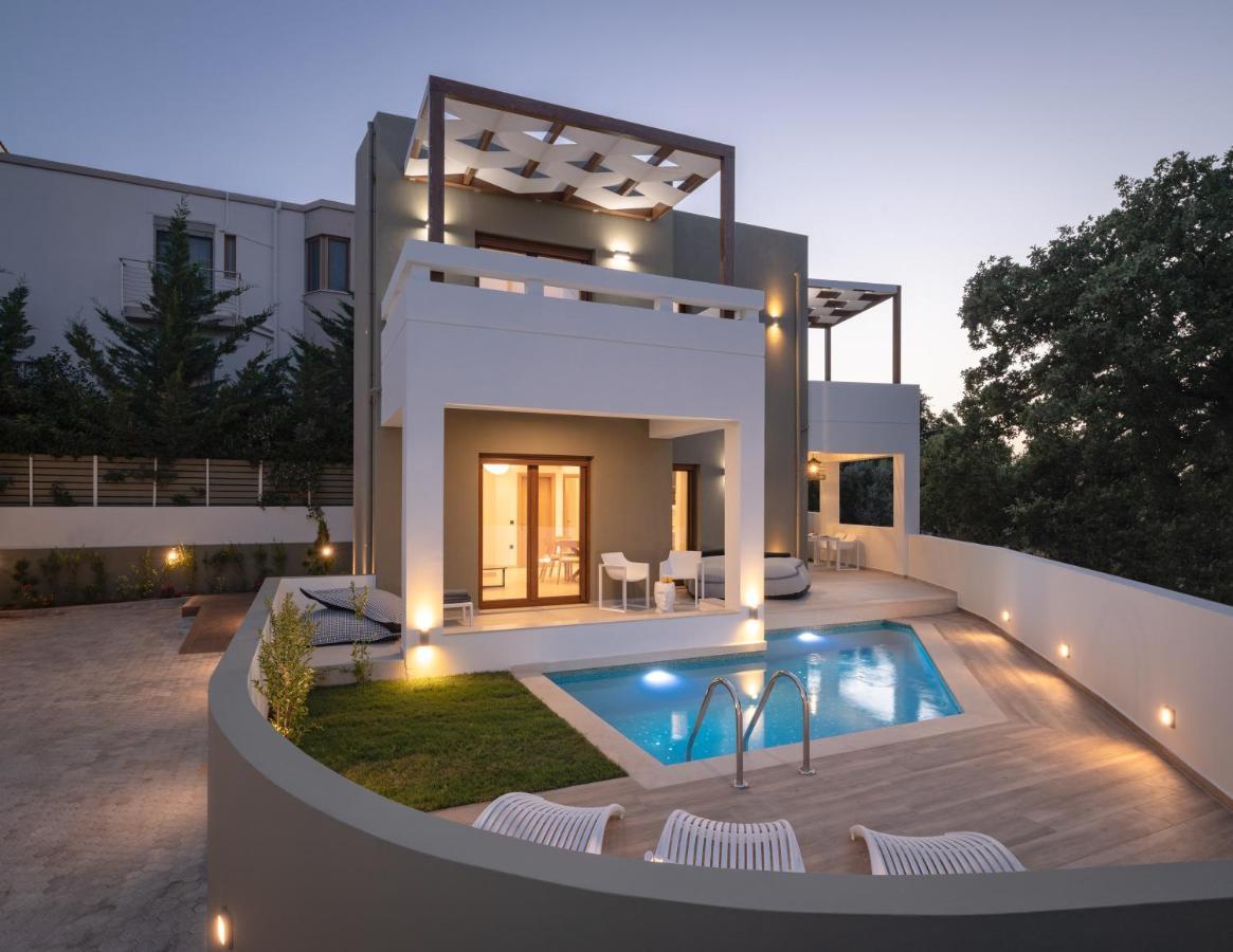 De Light Boutique Villas I II & III - Close To Rethymno, By Thinkvilla Atsipopoulo Exteriér fotografie